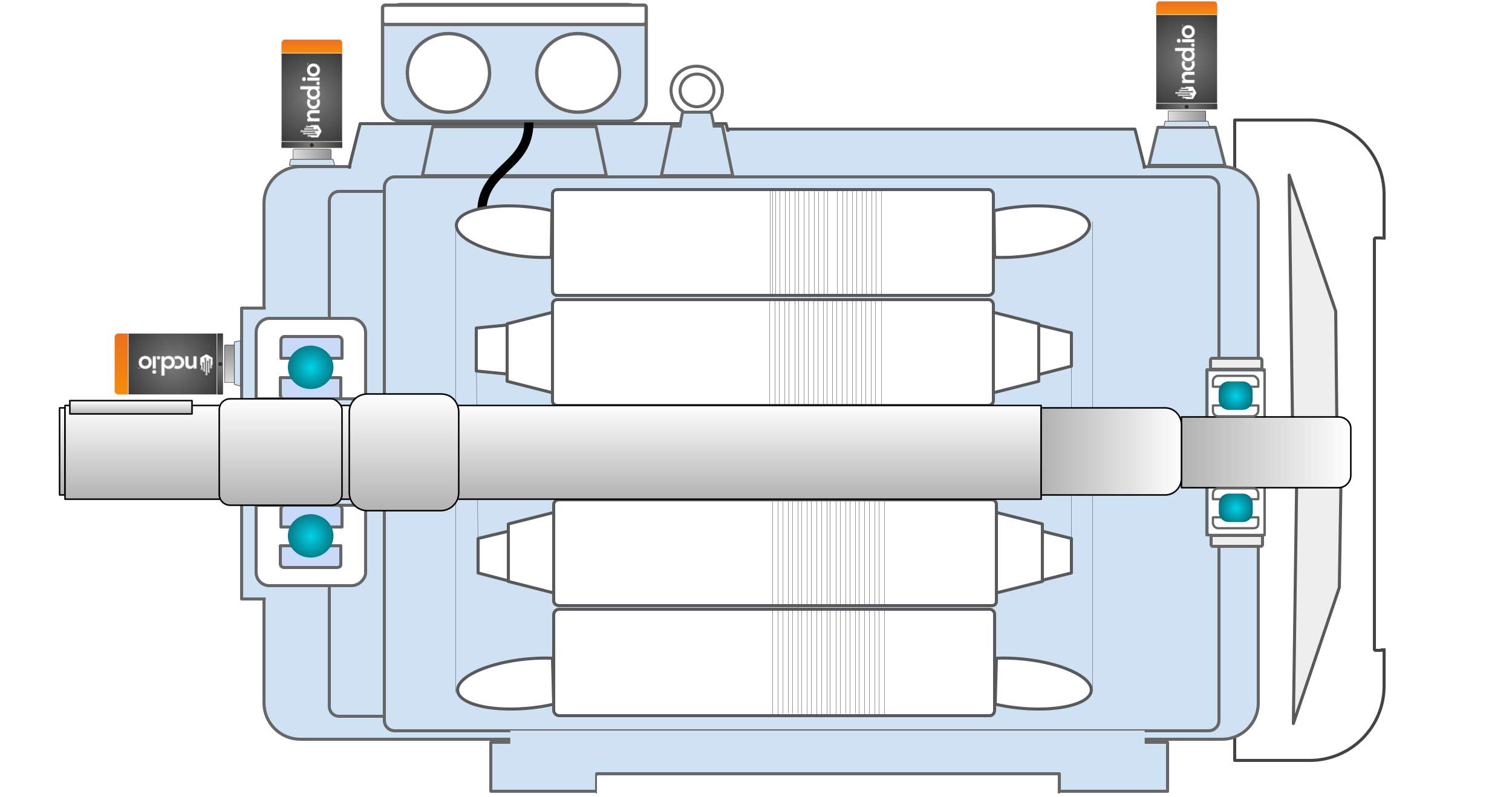 NCD Mounting Point Electric Motor Example