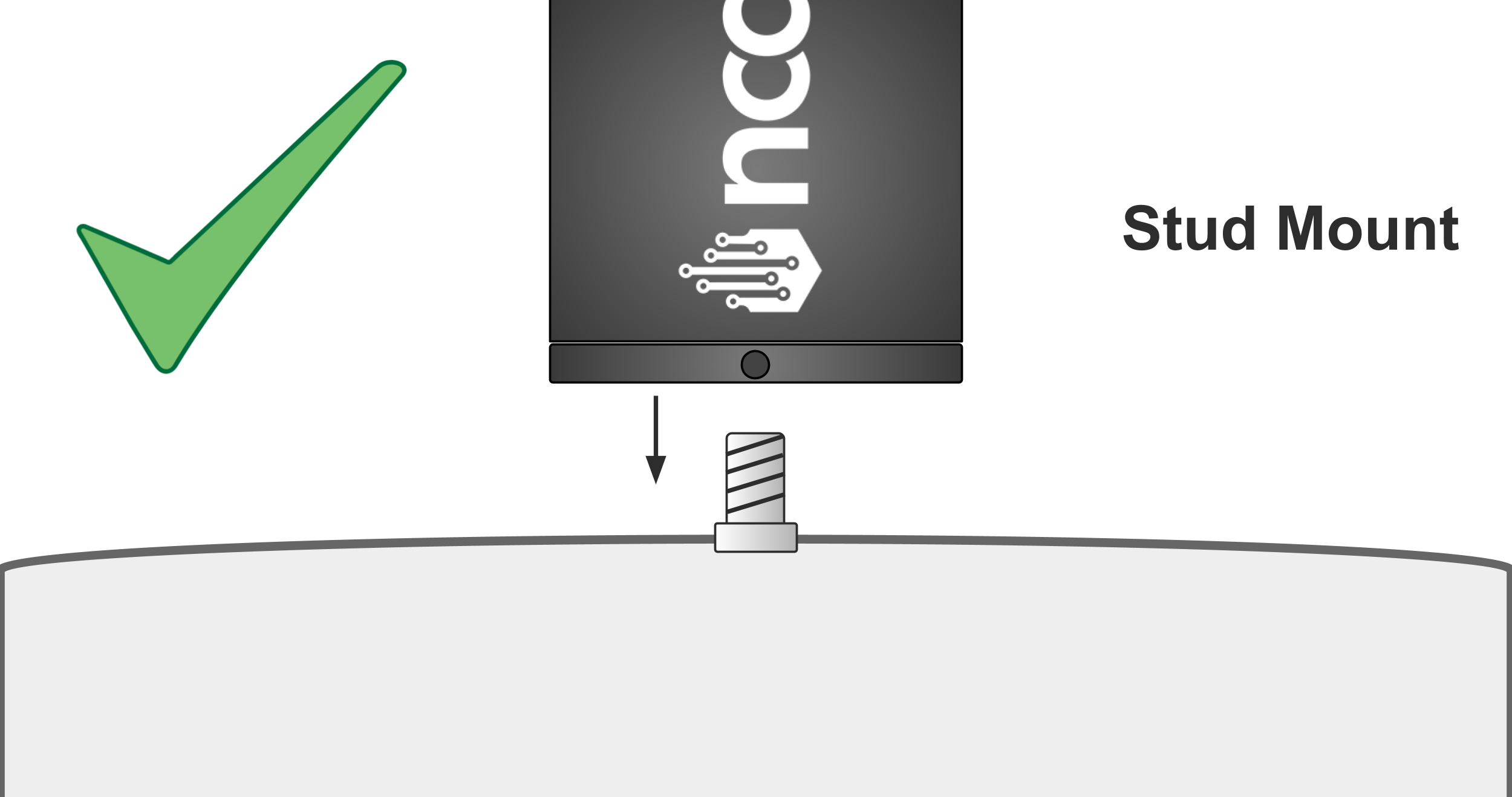 NCD Stud Mount example
