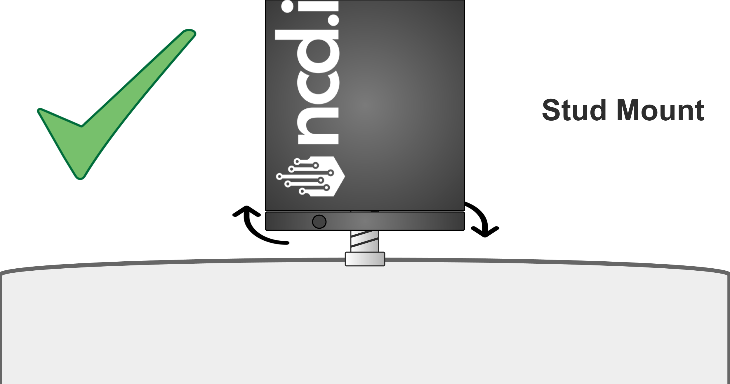NCD Stud Mount example