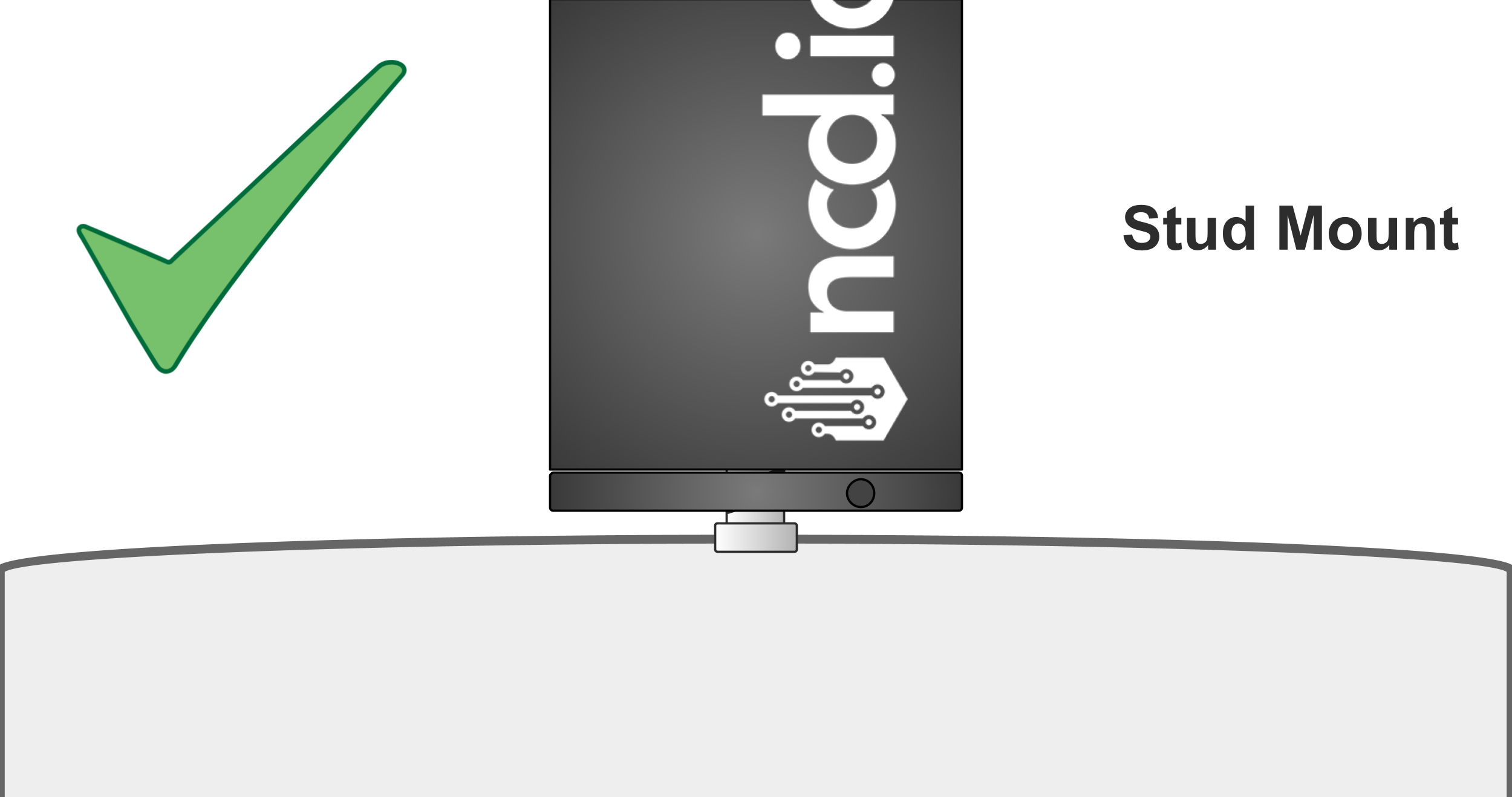 NCD Stud Mount example