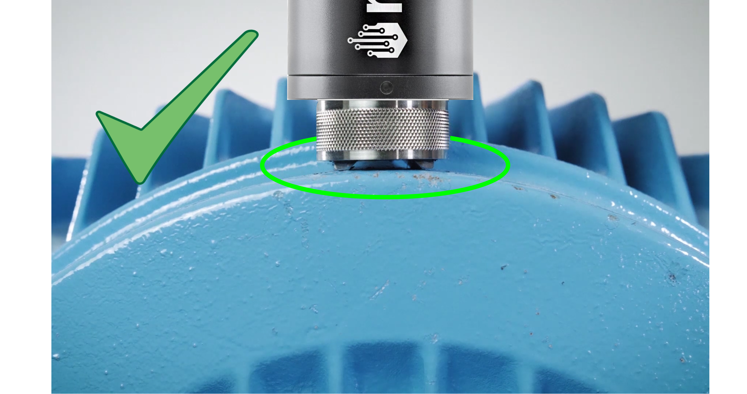 Two Pole Magnetic Curved Surface example