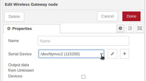 NCD Set Serial Device Port