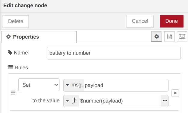 NCD to Tulip Guide - Battery to number