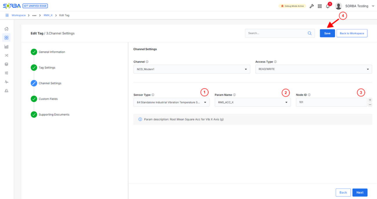 NCD Sorba ai - Sensor Type