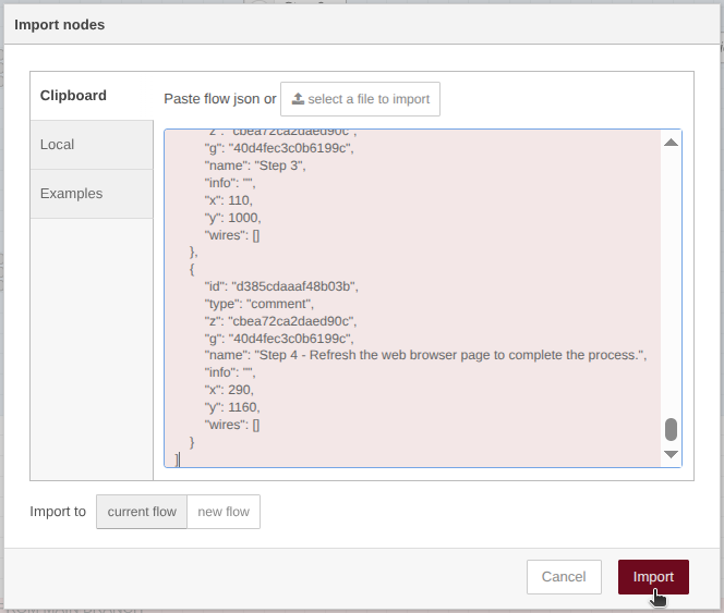 NCD Pull From Temp-dev Branch Import Flow