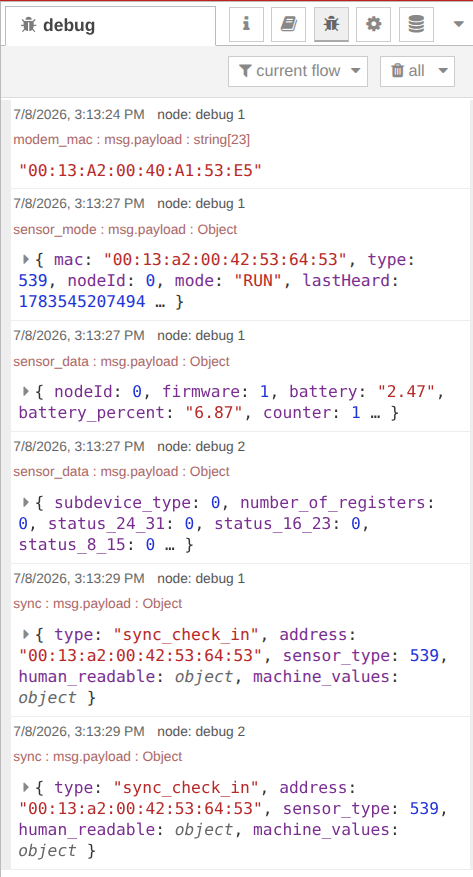 NCD 539 Sync Process Example