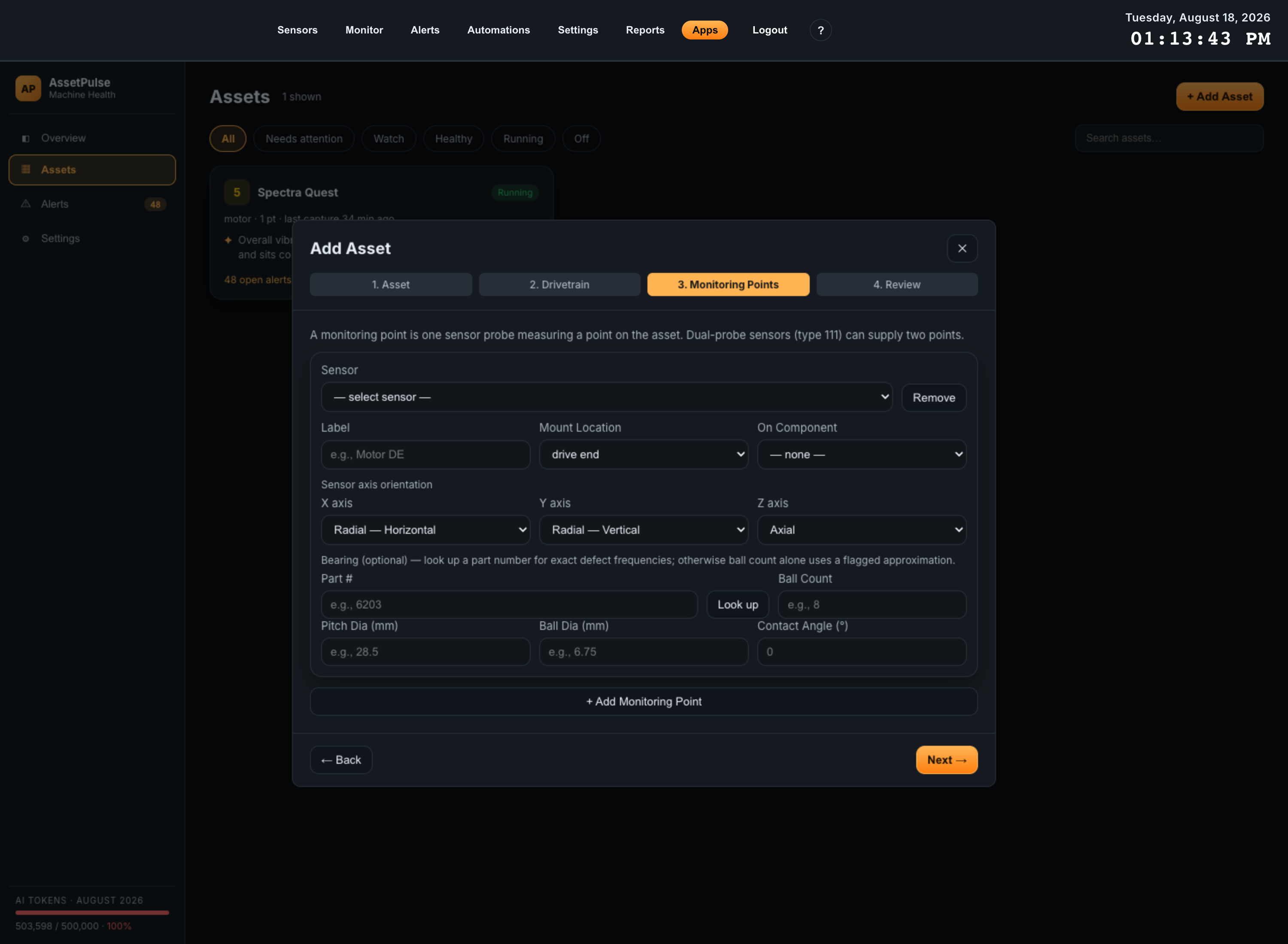 assetpulse atrium app guide 06 add monitoring point