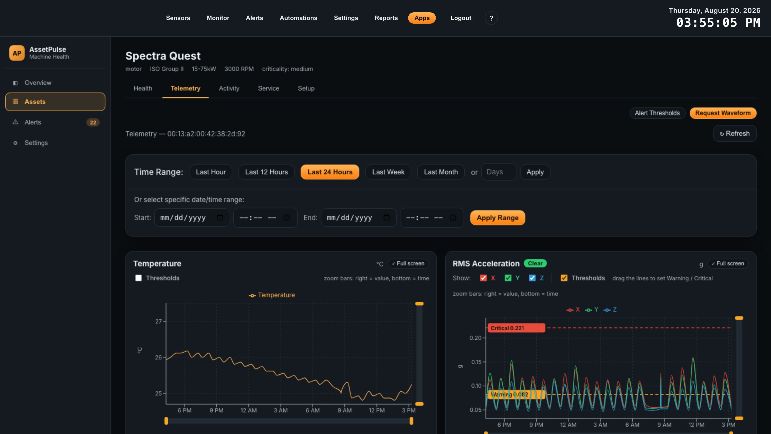 assetpulse atrium app guide 17 asset telemetry